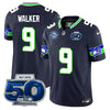 Seattle Seahawks 50th Season Vapor Limited Jersey - All Stitcheds