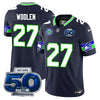 Seattle Seahawks 50th Season Vapor Limited Jersey - All Stitcheds