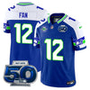 Seattle Seahawks 50th Season Vapor Limited Jersey - All Stitcheds