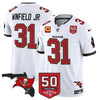 Tampa Bay Buccaneers 50th Season Patch Vapor Limited Jersey - All Stitched