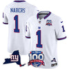 New York Giants 100th Season & State Patch Vapor Limited Jersey - All Stitched