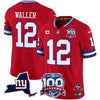 New York Giants 100th Season & State Patch Vapor Limited Jersey - All Stitched