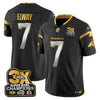 Denver Broncos 3-Time Champions Patch Gold Vapor Limited Jersey - All Stitched
