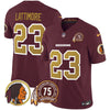 Washington Redskins Throwback 75th Patch Vapor Limited Jersey - All Stitched