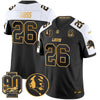 Detroit Lions 2024 90th & John Madden Patch Gold Vapor Limited Jersey V2 - All Stitched
