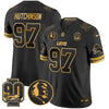 Detroit Lions 2024 90th & John Madden Patch Gold Vapor Limited Jersey V2 - All Stitched