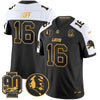 Detroit Lions 2024 90th & John Madden Patch Gold Vapor Limited Jersey V2 - All Stitched