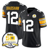 Steelers 50th Anniversary Of Super Bowl IX Patch Vapor Limited Jersey - All Stitched