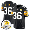 Steelers 50th Anniversary Of Super Bowl IX Patch Vapor Limited Jersey - All Stitched