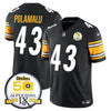 Steelers 50th Anniversary Of Super Bowl IX Patch Vapor Limited Jersey - All Stitched