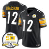 Steelers 50th Anniversary Of Super Bowl IX Patch Vapor Limited Jersey - All Stitched
