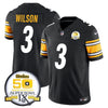 Steelers 50th Anniversary Of Super Bowl IX Patch Vapor Limited Jersey - All Stitched