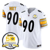 Steelers 50th Anniversary Of Super Bowl IX Patch Vapor Limited Jersey - All Stitched
