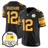 Steelers 50th Anniversary Of Super Bowl IX Patch Vapor Limited Jersey - All Stitched