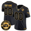Philadelphia Eagles 2024 Throwback Gold Vapor Limited Custom Jersey - Est. 1933 Patch - All Stitched