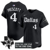 Dallas Cowboys 'Gothic Lone Star Edition' Vapor Baseball Jersey - All Stitched