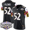 Ravens Maryland Flag 2024 AFC North Division Champions Patch Vapor Limited Jersey - All Stitched