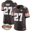 Browns 1946 75th Anniversary Patch Jersey - All Stitched