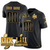 Philadelphia Eagles LII-LIX Super Bowl Champions Gold Custom Jersey - All Stitched