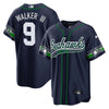 Seahawks Throwback & Gold Cool Base Jersey V2 - All Stitched