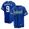 Seahawks Throwback & Gold Cool Base Jersey V2 - All Stitched
