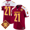 Washington Commanders 90th Anniversary Patch Vapor Limited Jersey - All Stitched