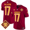 Washington Commanders 90th Anniversary Patch Vapor Limited Jersey - All Stitched