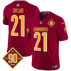 Washington Commanders 90th Anniversary Patch Vapor Limited Jersey - All Stitched