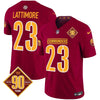 Washington Commanders 90th Anniversary Patch Vapor Limited Jersey - All Stitched