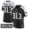 Detroit Lions 'Gothic Motor City Edition' Vapor Limited Jersey - All Stitched