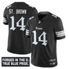 Detroit Lions 'Gothic Motor City Edition' Vapor Limited Jersey - All Stitched
