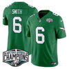 Philadelphia Eagles Kelly Green 2024 NFC East Division Champions Vapor Limited Jersey V2 - All Stitched