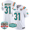 Dolphins 50th & Don Shula 347 Memorial Patch Vapor Limited Jersey - All Stitched