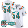 Dolphins 50th & Don Shula 347 Memorial Patch Vapor Limited Jersey - All Stitched