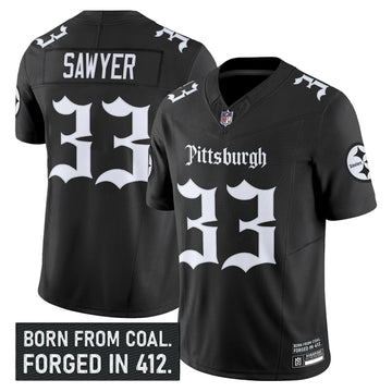 Pittsburgh Steelers 'Gothic Steel City Edition' Vapor Limited Jersey - All Stitched