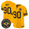 Pittsburgh Steelers Throwback 1962 Vapor Limited Jersey - Est. 1933 Patch - All Stitched