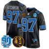 Detroit Lions 2024 90th & John Madden Patch Game Jersey - All Stitched