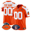 Chicago Bears Dick Butkus Patch Throwback Vapor Limited Custom Jersey - All Stitched