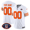 Chicago Bears Dick Butkus Patch Throwback Vapor Limited Custom Jersey - All Stitched