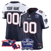 Patriots Bill Belichick 6x Champions Patch Vapor Custom Jersey - All Stitched