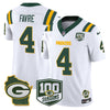 Packers 100th Season & Home Patch Vapor Limited Jersey - All Stitched