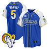 Rams Baseball Jersey - All Stitched