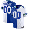 Seahawks Throwback & Gold Vapor Limited Custom Jersey - All Stitched