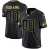 Seahawks Throwback & Gold Vapor Limited Custom Jersey - All Stitched