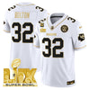 Chiefs Super Bowl LIX Patch Gold Vapor Limited Jersey - All Stitched