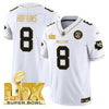 Chiefs Super Bowl LIX Patch Gold Vapor Limited Jersey - All Stitched