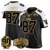 Detroit Lions 2024 NFC North Division Champions Patch Gold Vapor Limited Jersey - All Stitched