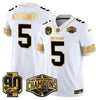 Detroit Lions 2024 NFC North Division Champions Patch Gold Vapor Limited Jersey - All Stitched