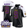 Minnesota Vikings King Of The North Patch Throwback Game Jersey - All Stitched