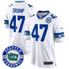 Seahawks Throwback Est. 1976 Patch Game Jersey - All Stitched